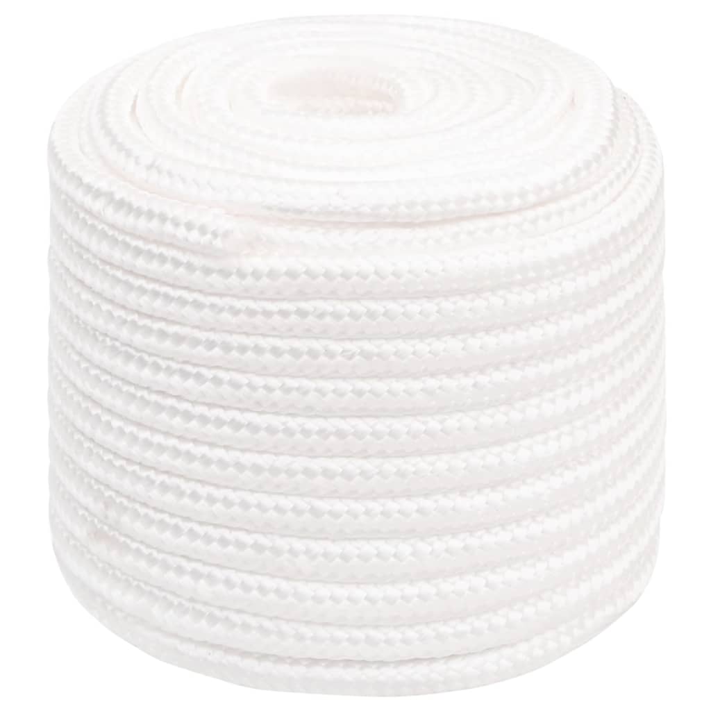 Vidaxl Boat Rope 16 mm 25 m polipropileno blanco completo