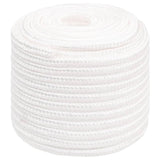 Vidaxl Boat Rope 18 mm 25 m polypropylen fuld hvid