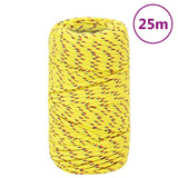 Vidaxl Boot Rope 2 m mm 25 m Polypropylen Giel