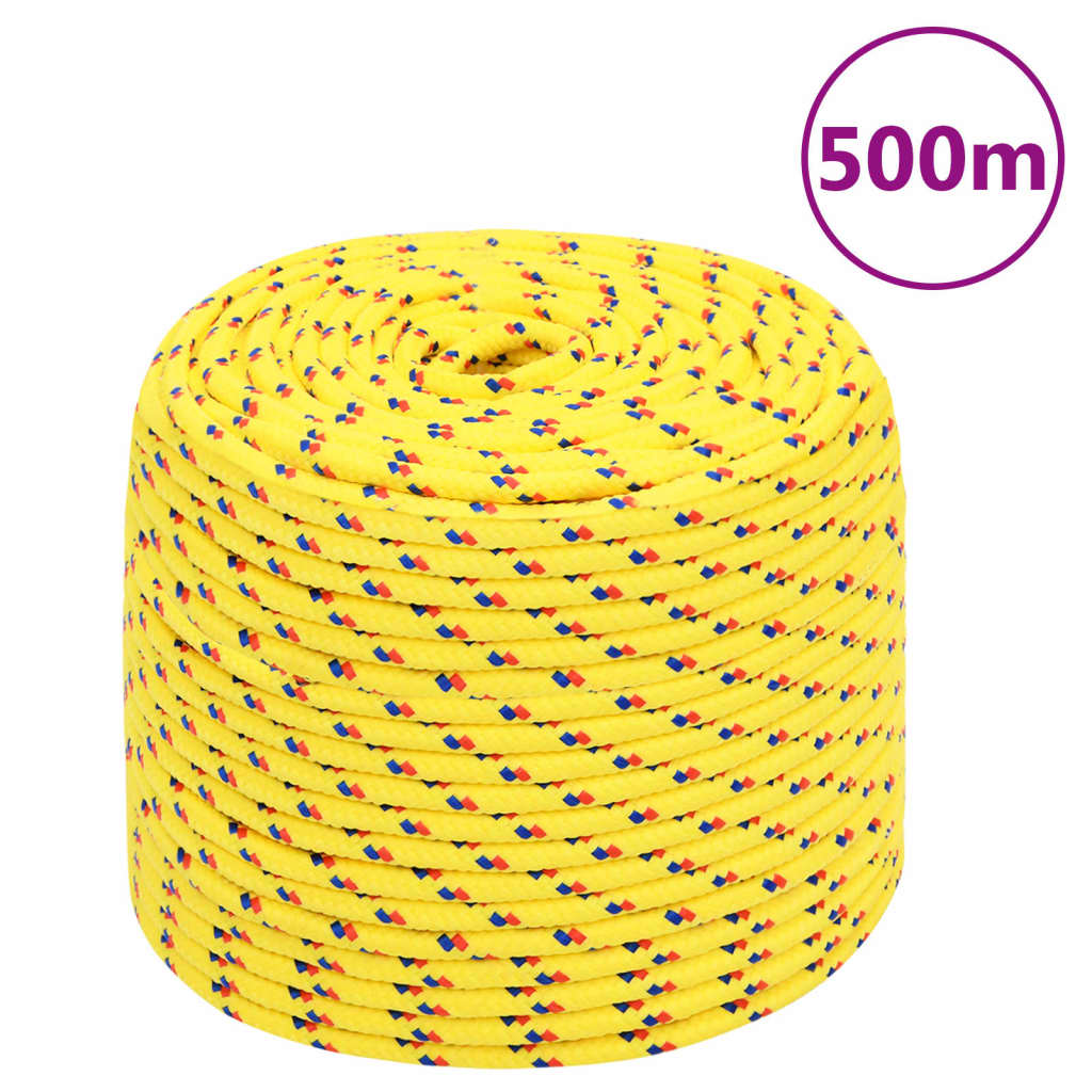 Vidaxl Boat Rope 8 mm 500 m Polypropilene Yellow