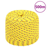 Vidaxl Boat Rope 8 mm 500 m Polypropilene Yellow