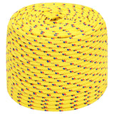 Vidaxl boat rope 8 mm 500 m polypropylene yellow