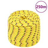 Vidaxl Boat Rope 14 mm 250 m polypropylen gul