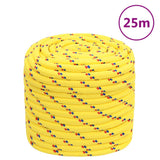 Vidaxl Boat Rope 16 mm 25 m polypropylen gul