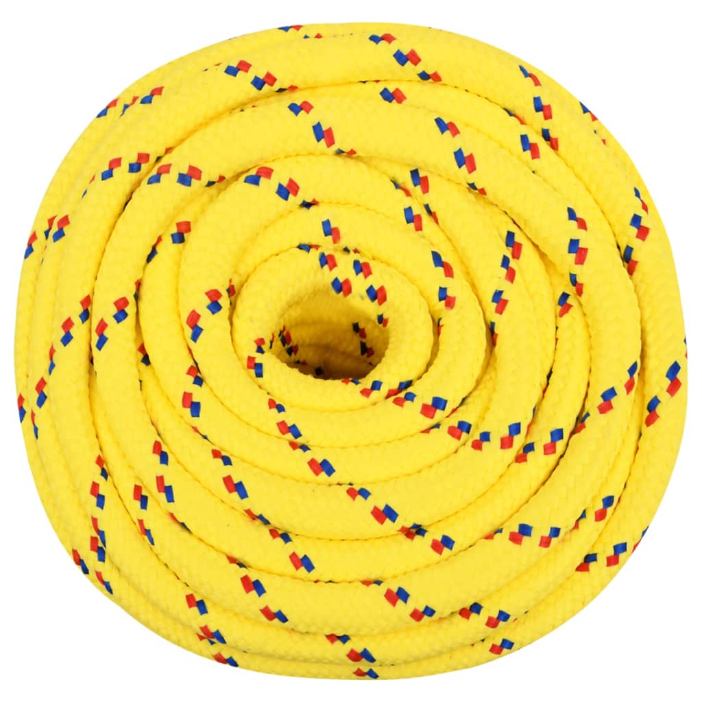 Vidaxl Boat Rope 16 mm 100 m polipropileno amarillo