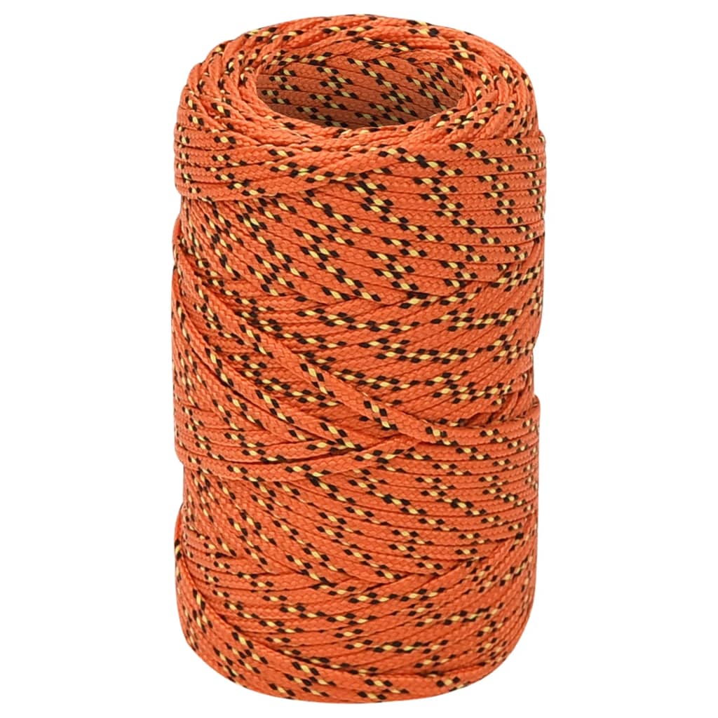 Vidaxl Boat Rope 2 mm 50 m Polypropilene Orange