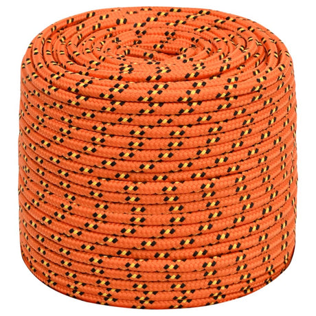 VidaXL Boottouw 6 mm 250 m polypropyleen oranje