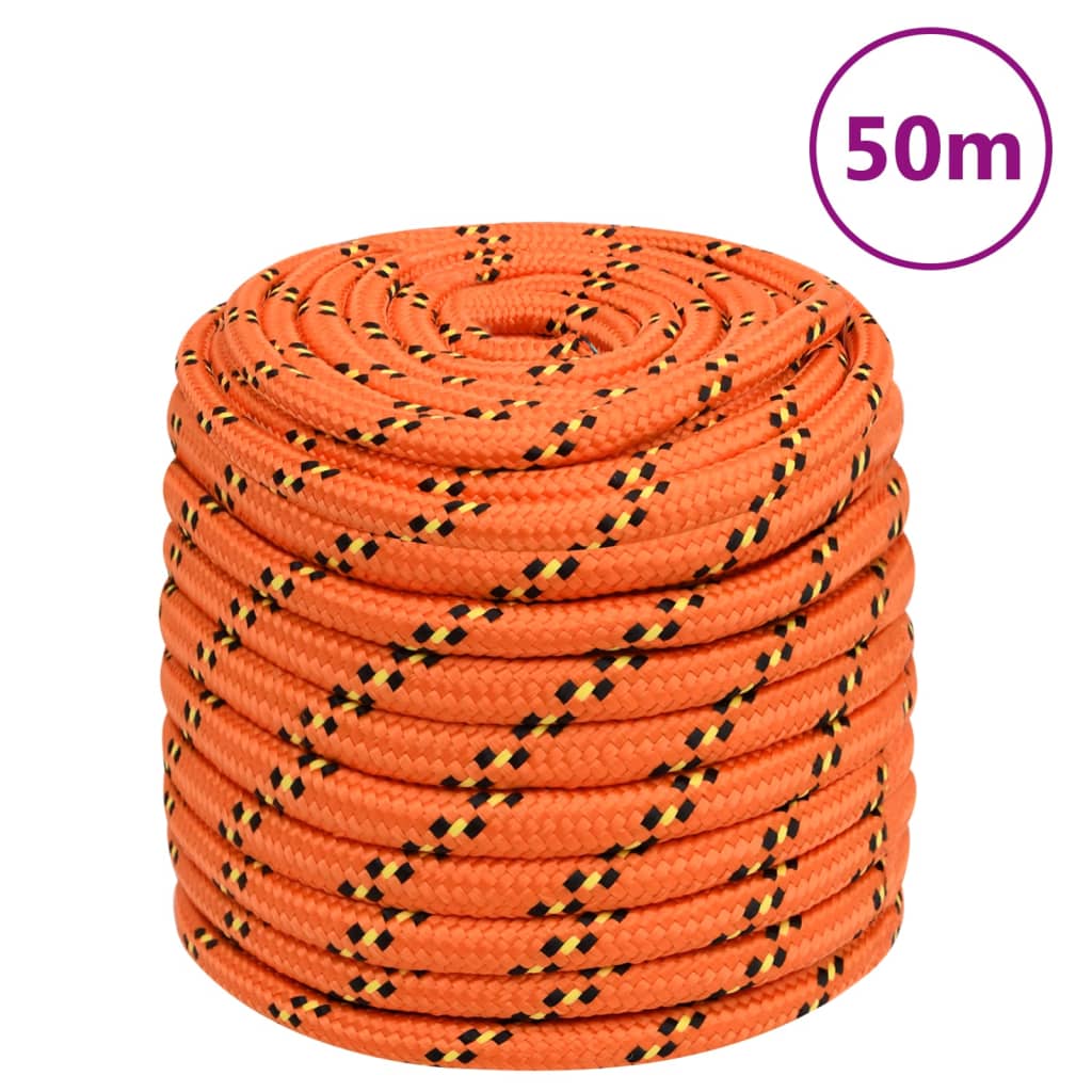 Vidaxl Boat Rope 16 mm 50 m polypropylen orange