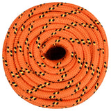 VidaXL Boottouw 16 mm 50 m polypropyleen oranje