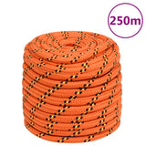 Vidaxl Boat Rope 16 mm 250 M Polipropileno Naranja