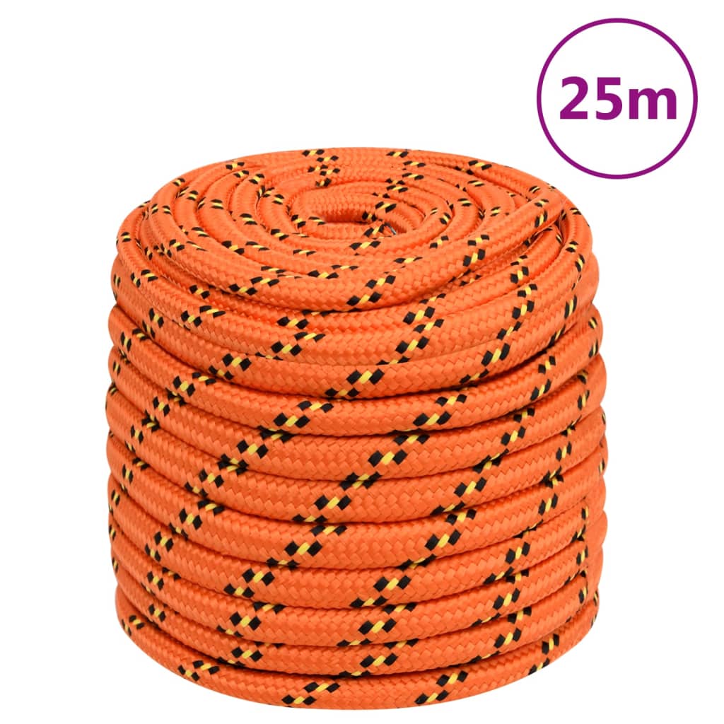 Vidaxl Boat Rope 18 mm 25 m de polipropileno naranja