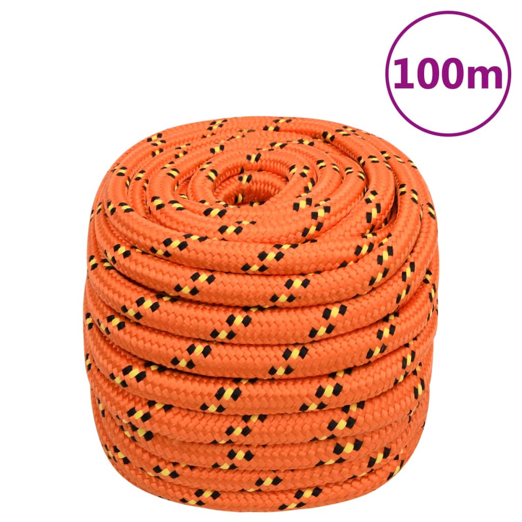 VidaXL Boot touw 20 mm 100 m polypropyleen oranje