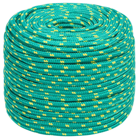 VidaXL Boottouw 8 mm 25 m polypropeen groen