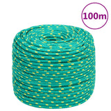 Vidaxl Boat Rope 8 mm 100 m in polipropene verde