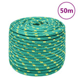 Vidaxl Boat Rope 12 mm 50 m de polipropileno verde