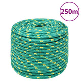 Vidaxl Boat Rope 14 mm 250 m polypropylengrønn