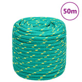 Vidaxl boat rope 18 mm 50 m polypropylene green