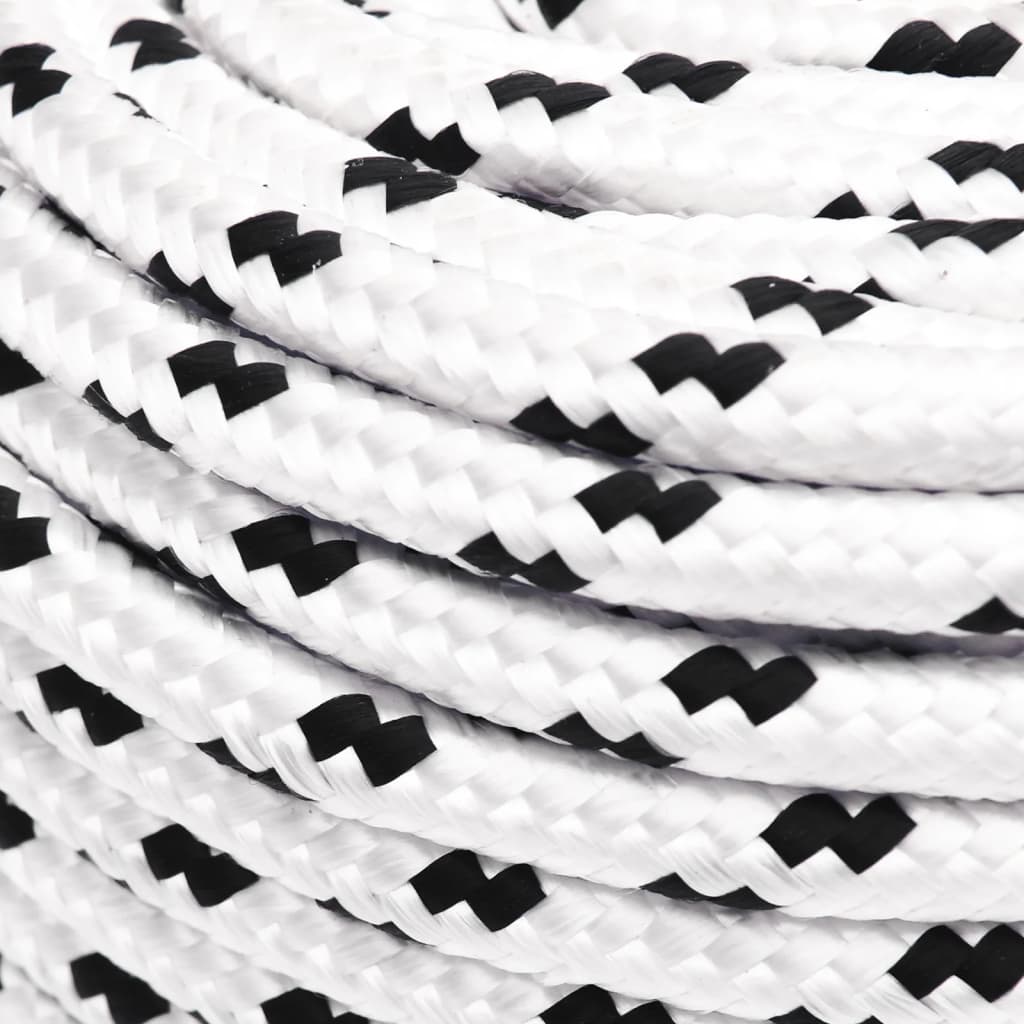 Vidaxl Boot Rope breded 6 mmx100 m Polyester White4