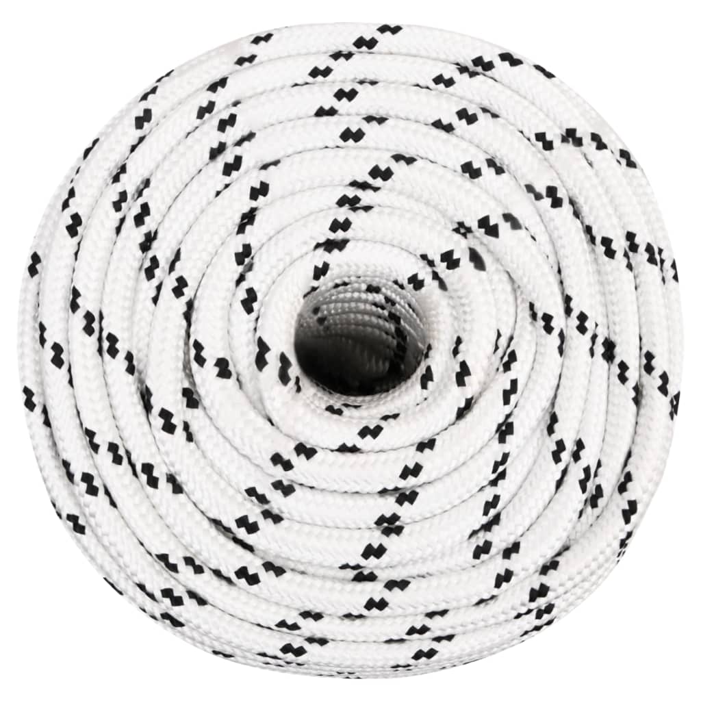 Vidaxl Boot Rope bremsen 12 mmx100 m Polyester wäiss