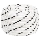 VidaXL Werktouw 18 mm 50 m polyester wit