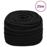 Vidaxl Werkouw 20 mm 25 m Polyester Black