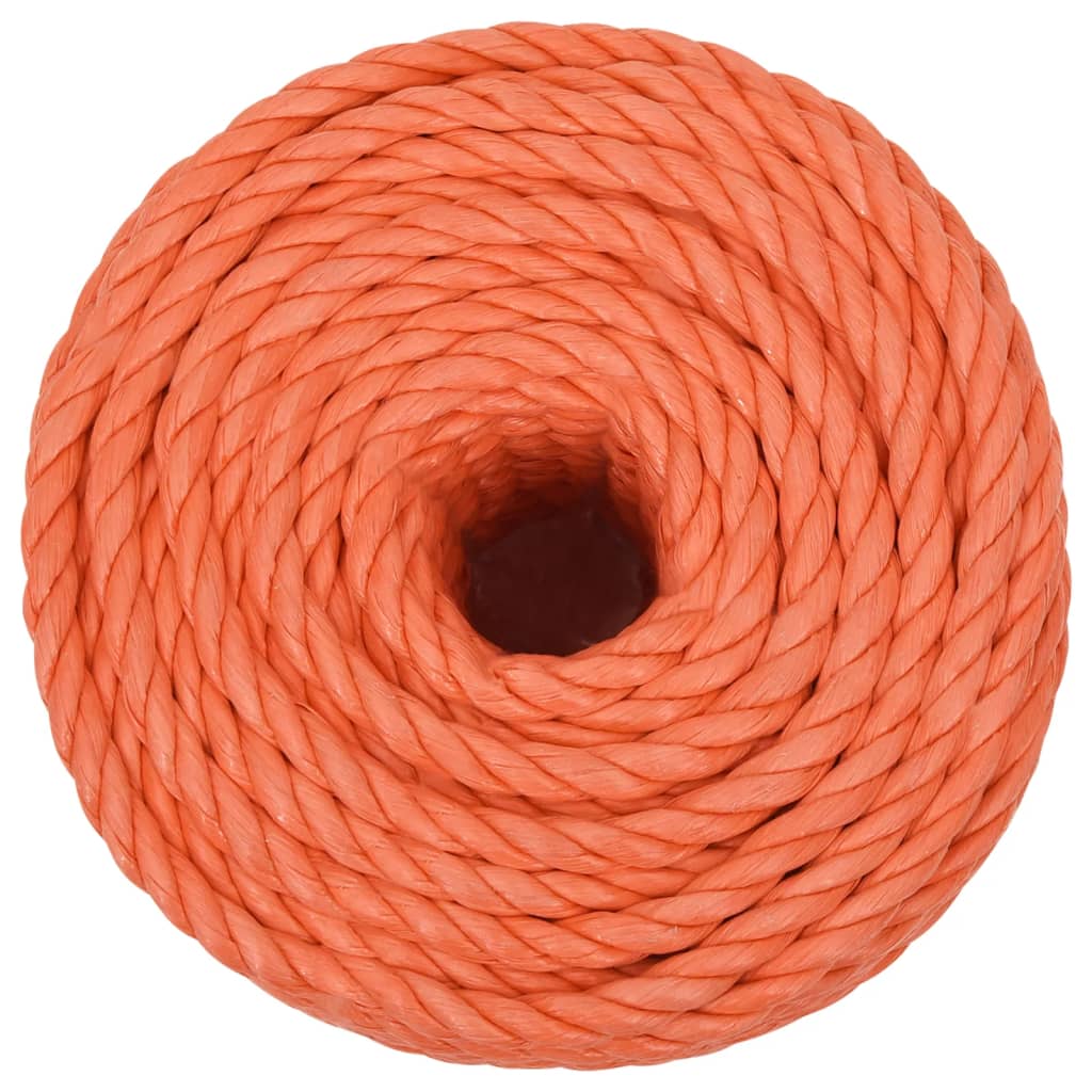 VidaXL Werktouw 12 mm 50 m polypropeen oranje