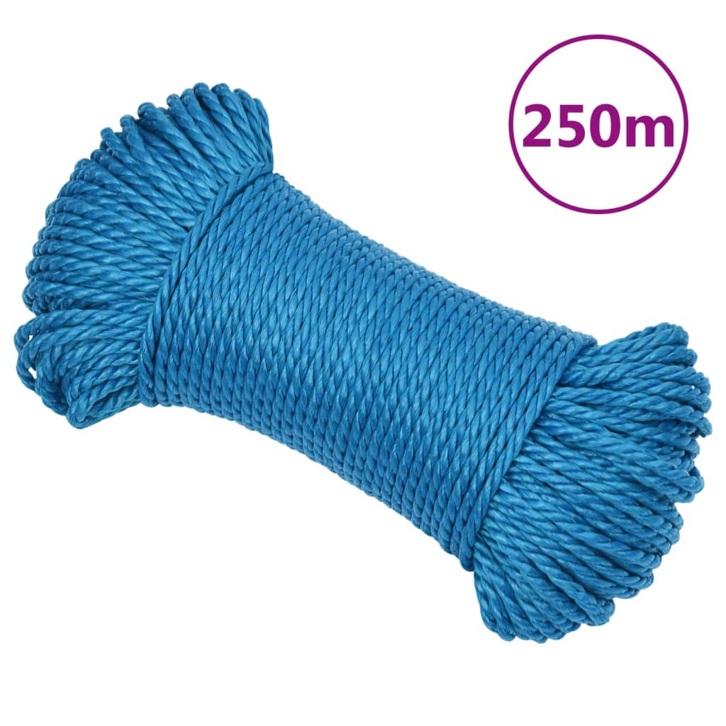 Vidaxl Werkouw 3 mm 250 m Polypropene blue