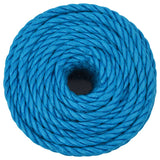 Vidaxl werktouw 12 mm 25 m polypropeen blauw