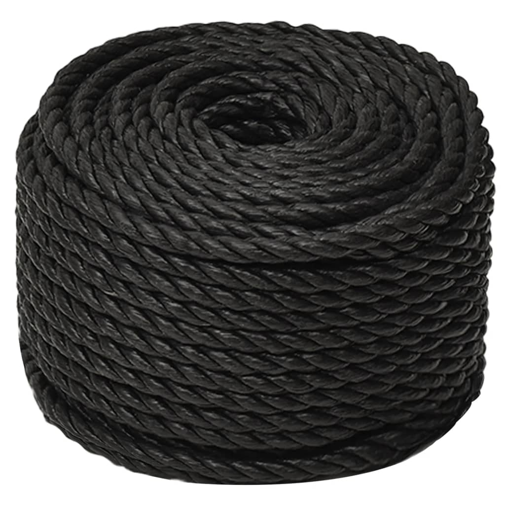 Vidaxl Werkouw 16 mm 100 m Polypropene black