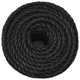 Vidaxl Werkouw 24 mm 25 m Polypropene black