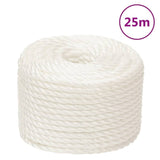 Vidaxl Werkouw 14 mm 25 m Polypropene bianco