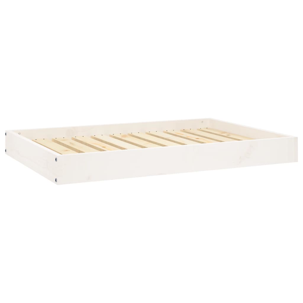 Vidaxl Dog Basket 91.5x64x9 cm Pine solide blanc