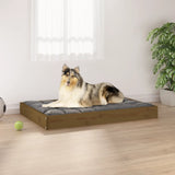 Vidaxl Dog Basket 91.5x64x9 cm Pine solide Honey Brown