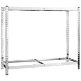 Vidaxl Pneumatika 2-vrstva 110x40x110 cm ocelová stříbrná barva