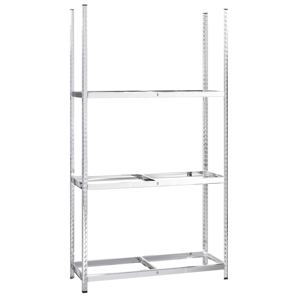 Vidaxl Pneue Rack 3-Layer 110x40x200 cm Sëlwerfaarf faarweg