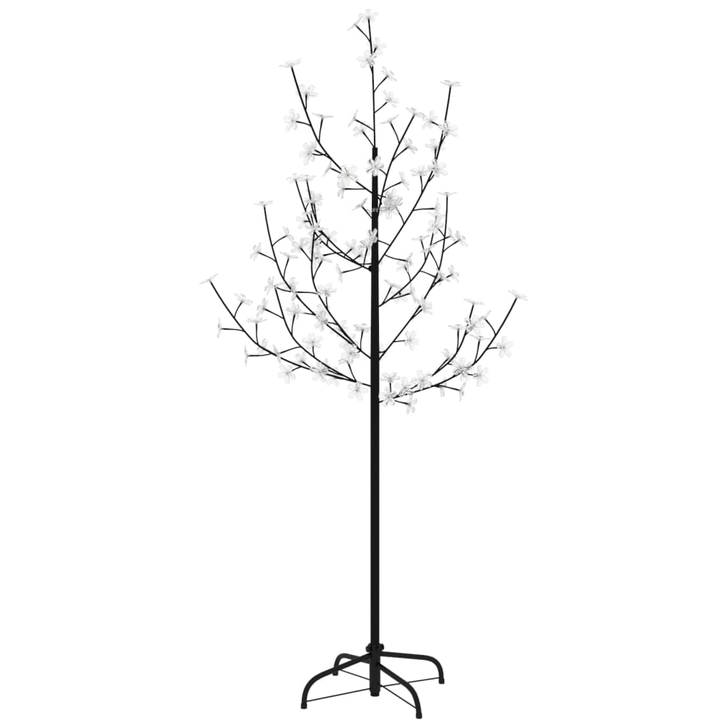 Vidaxl Boom Cherry Blossom 84 LED White cálido 120 cm