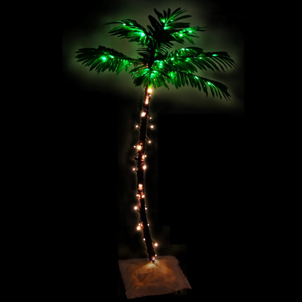 Vidaxl Palm Tree LED 72 LEDS Varm hvid 120 cm