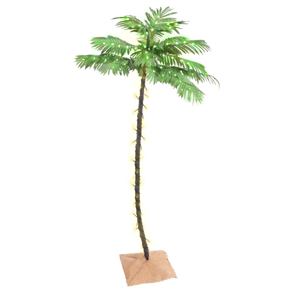 Vidaxl Palm Tree LED 96 LED White White 180 cm