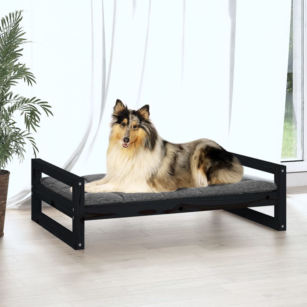 Vidaxl Dog Basket 95.5x65.5x28 cm pino di pino solido