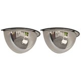 Vidaxl Traffic Mirror Half Ball 2 Sts Ø 30 cm akryl