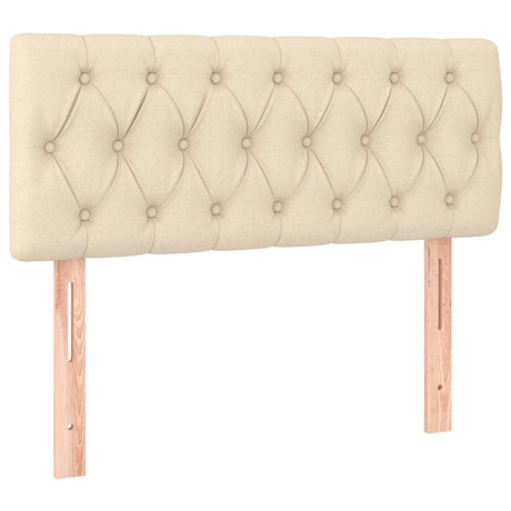 Vidaxl hoofdbord 100x7x78 88 cm stof crèmekleurig