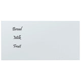 Vidaxl magnetisk brett for veggen 80x40 cm herdet glasshvit