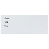 Vidaxl magnetisk brett for veggen 100x40 cm terminert glasshvit