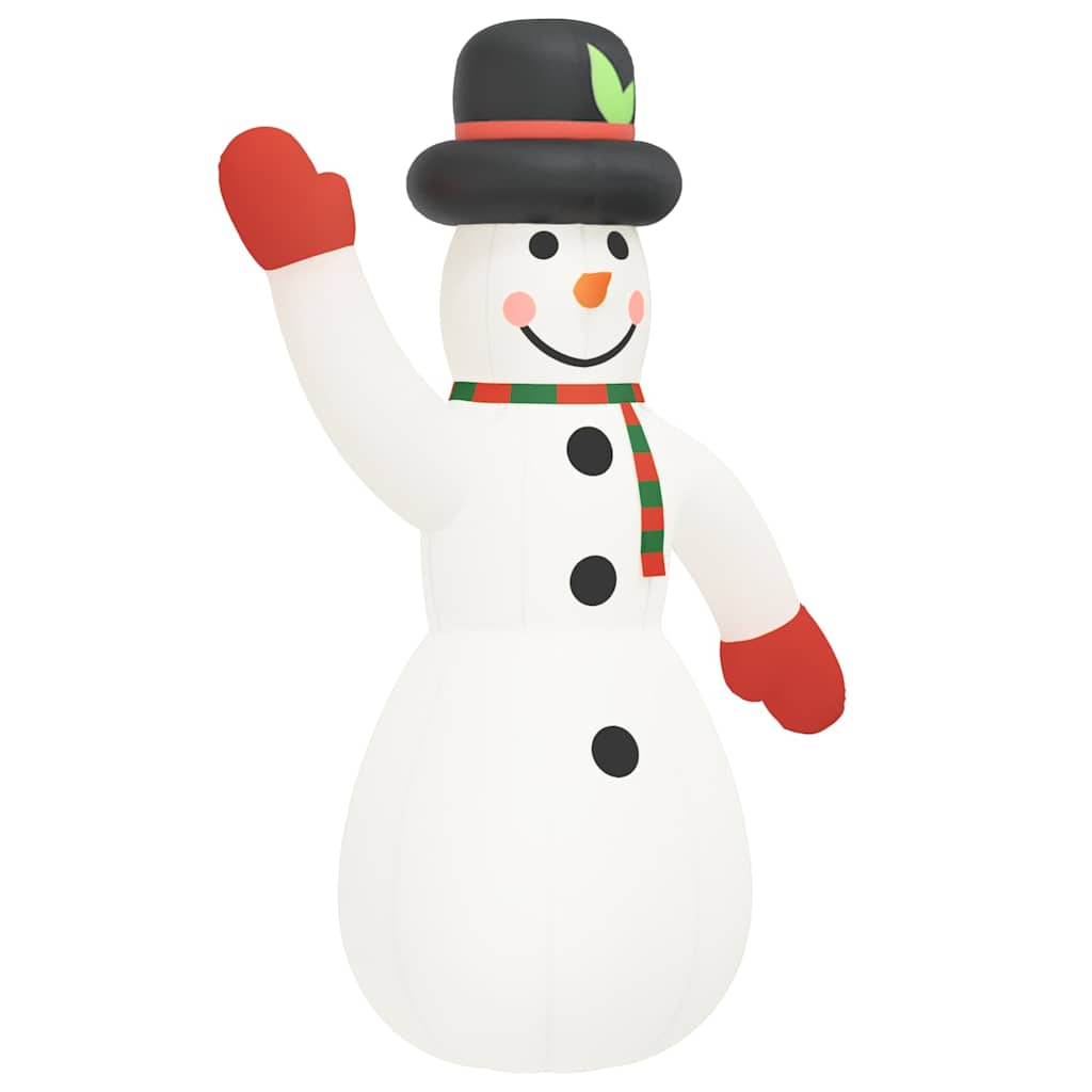 Vidaxl Snowman z LED -ji napihljivi 455 cm