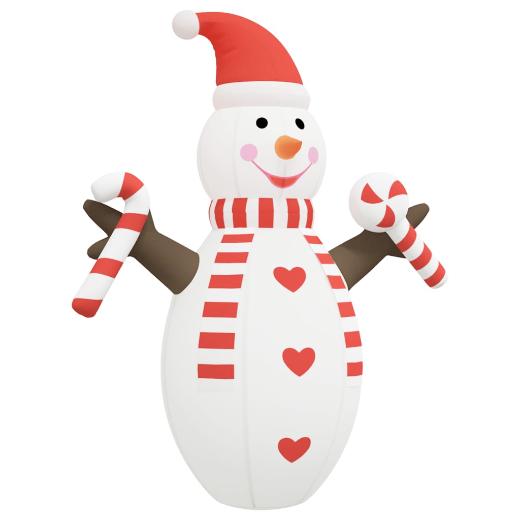 Vidaxl Snowman Inflatable with LEDs 630 cm