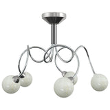 Vidaxl ceiling lamp with glass balls around 5xg9