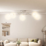 Vidaxl ceiling lamp with mesh wire caps 5xg9