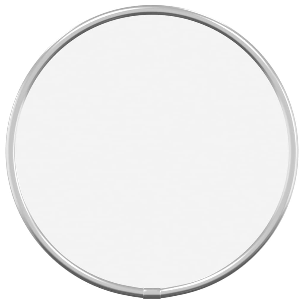 VidaXL Wandspiegel rond Ø20 cm zilverkleurig