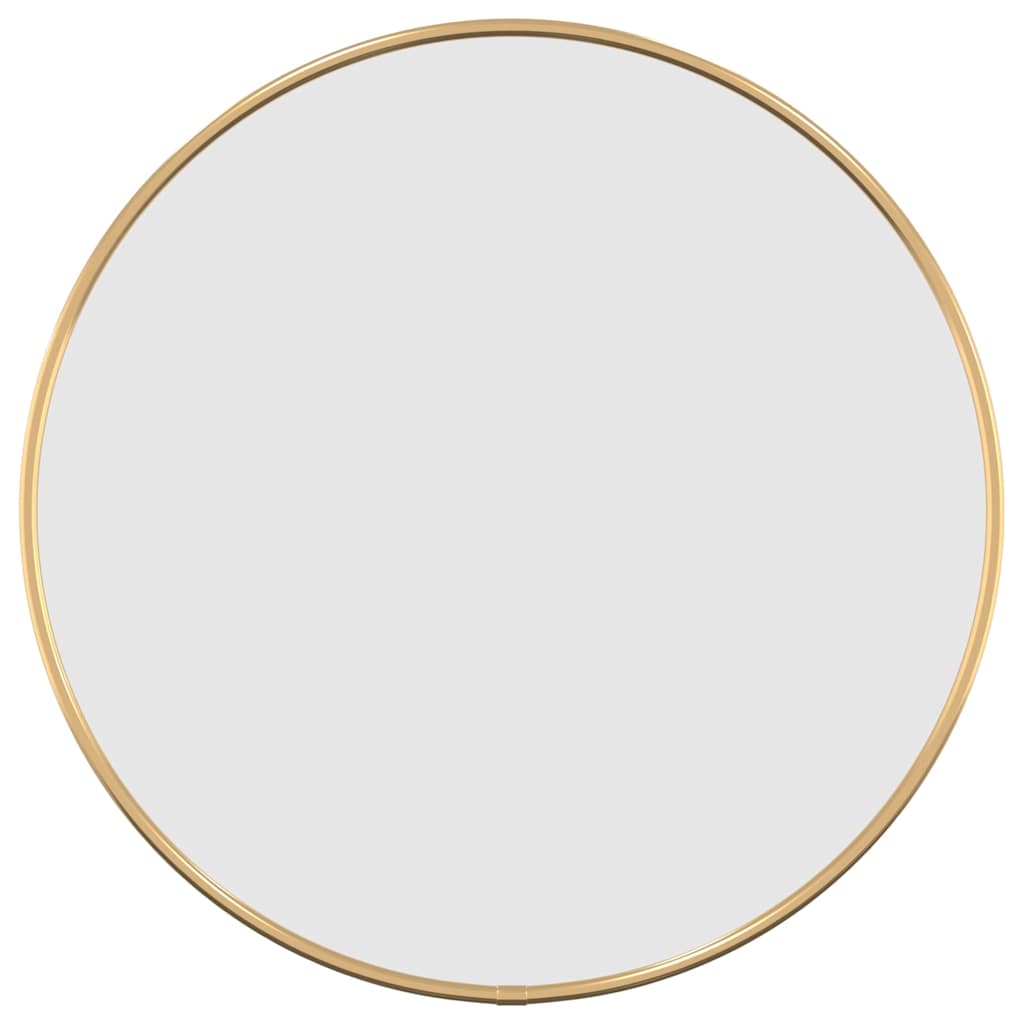 Vidaxl Mirror de pared redondo Ø40 cm de color oro