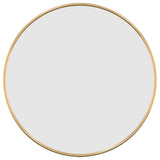 Vidaxl Mirror de pared redondo Ø40 cm de color oro